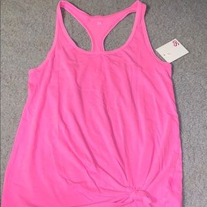 SO pink tank top